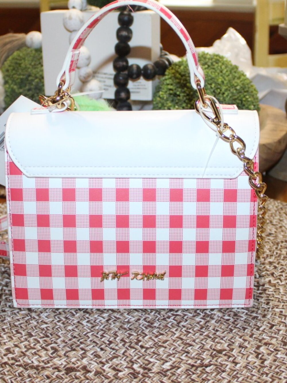 NWT Betsey Johnson Red White Strawberry crossbody purse DARLING! FUN! - Picture 6 of 15